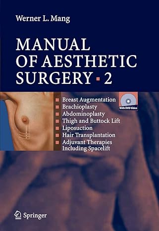 Manual of Aesthetic Surgery